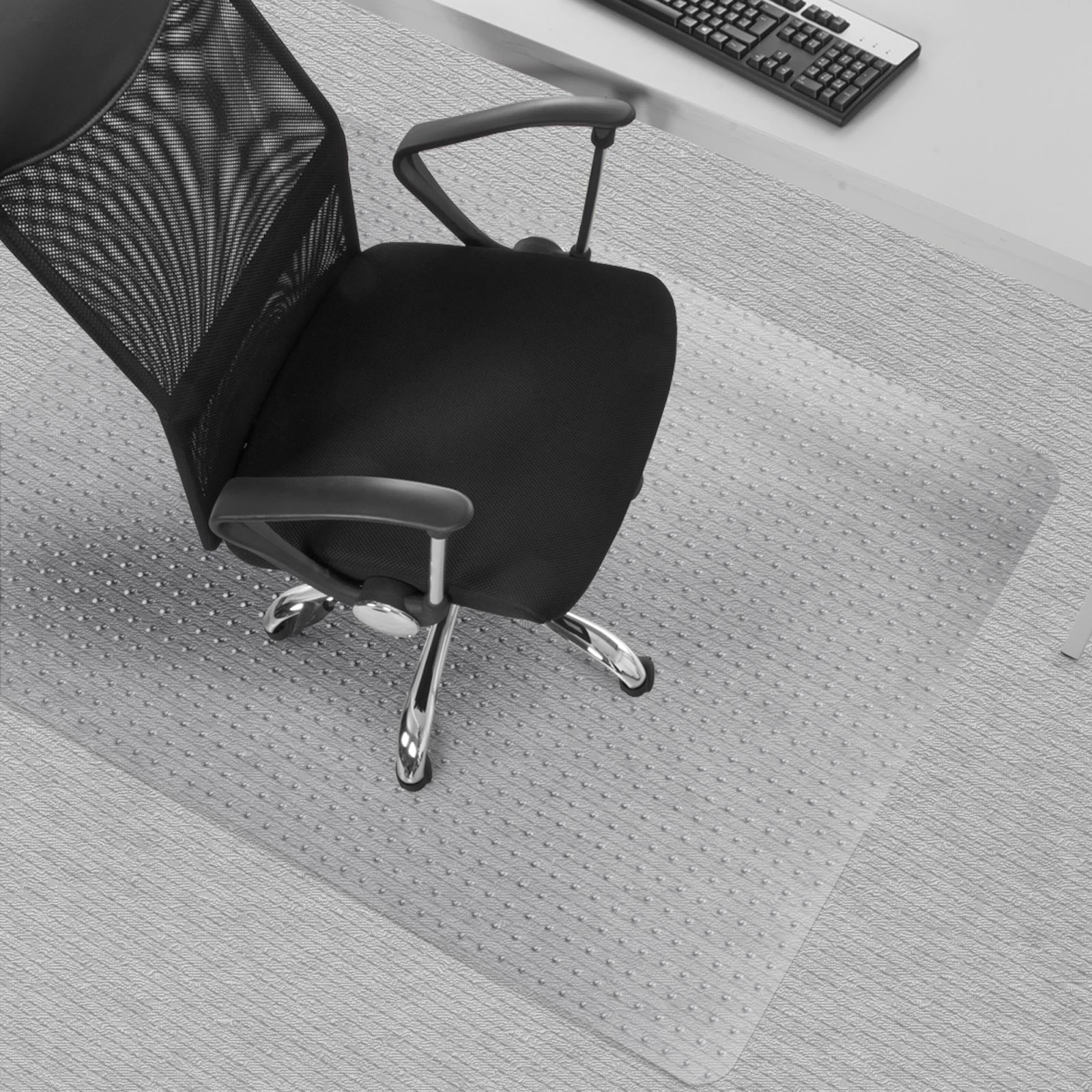 Chair Mat for Carpet Floors | Vinyl | Transparent