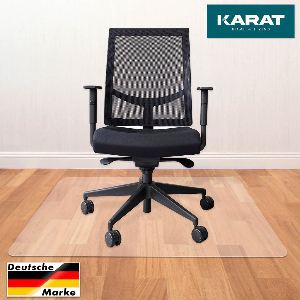 Chair Mat for Hard Floors | Made of Recycled Pet | Transparent