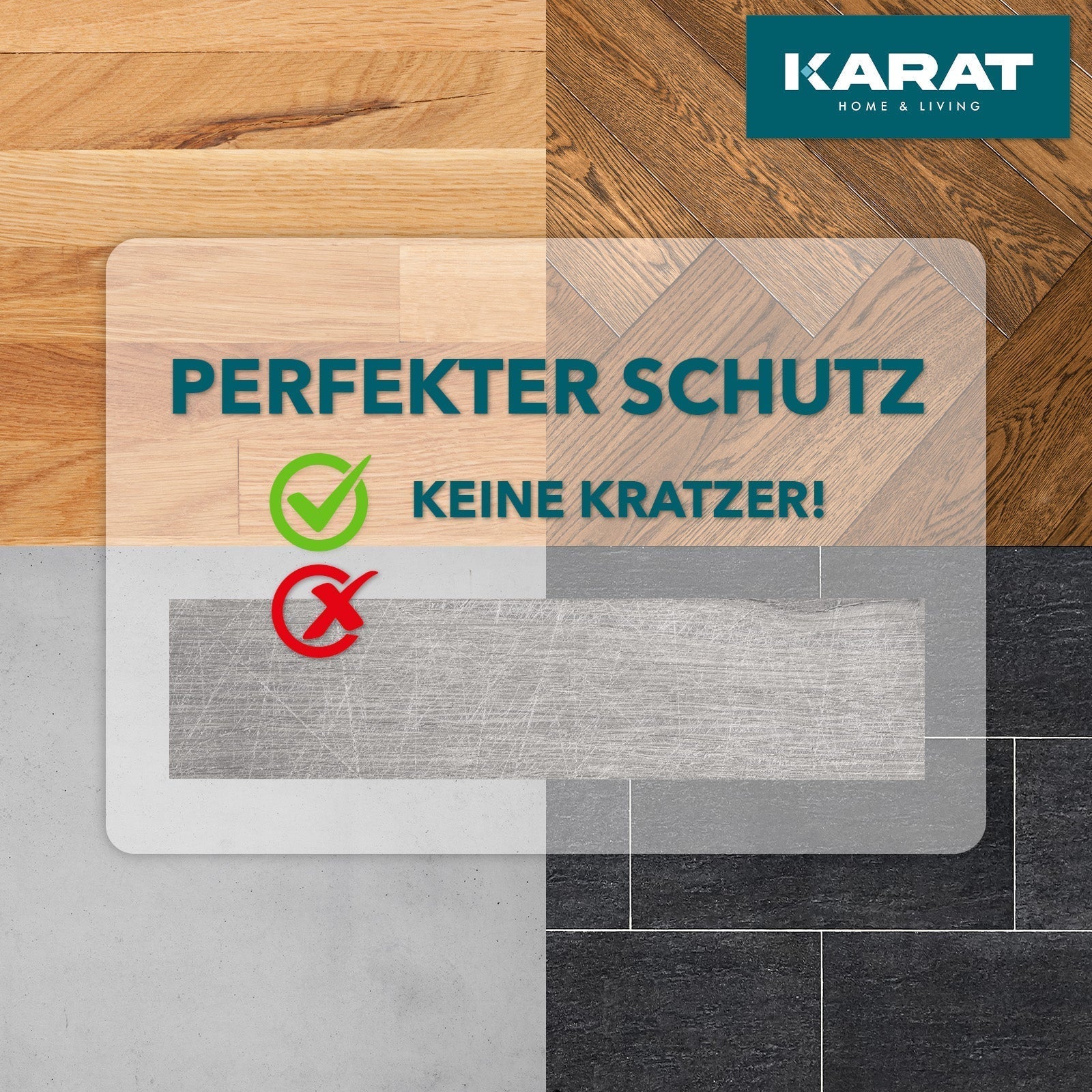 Anti-static Floor Protection Chair Mats | Performa | for Hard Floors